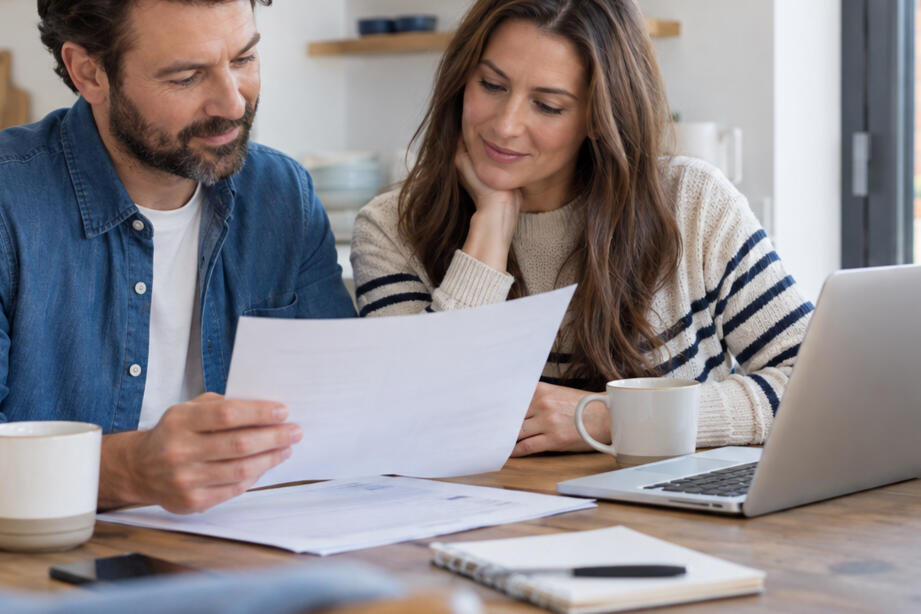 Homeowners reviewing their remortgage options